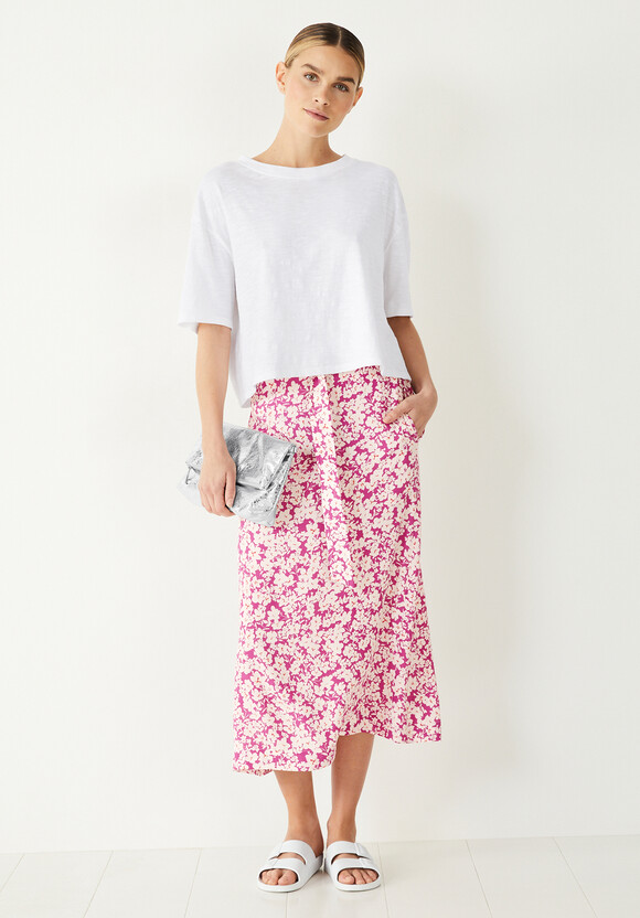 Gigi Belted Midi Skirt