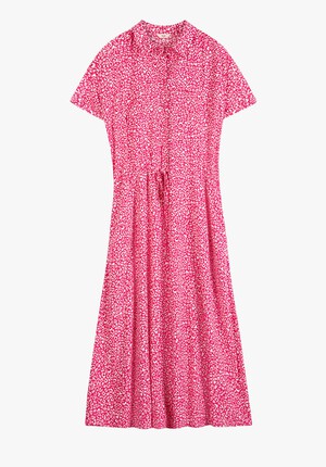 Hattie Printed Shirt Dress