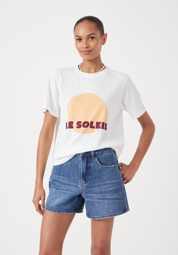 Le Soleil Graphic Cotton T-Shirt