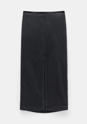Rachel Denim Maxi Skirt