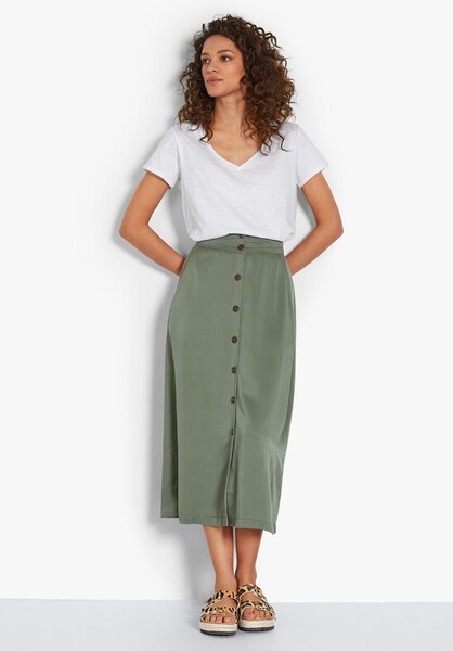 Jemima Button Skirt