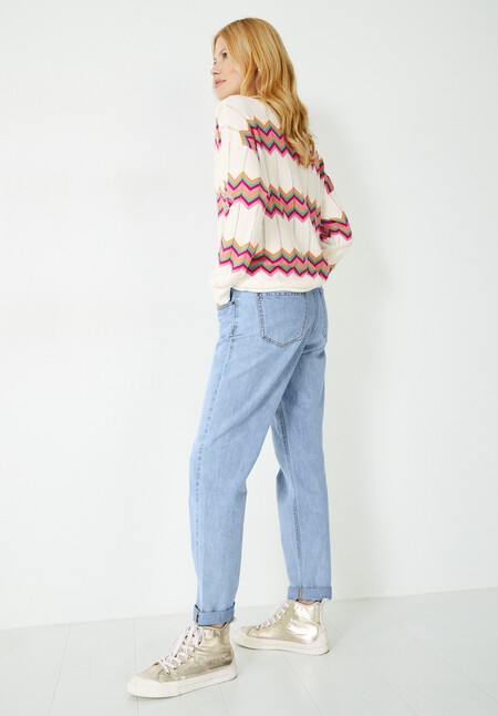 Imogen Chevron Knitted Jumper
