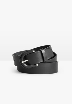 Amber Leather Buckle Jeans Belt