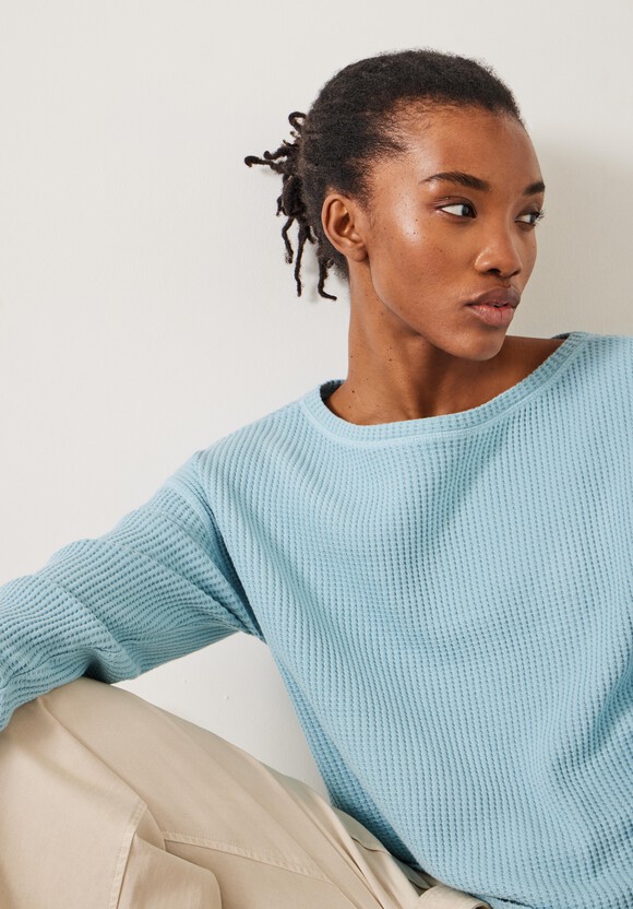 Faye Textured Waffle Top