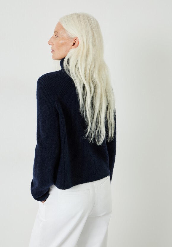 Aven Raglan Roll Neck Wool Blend Jumper