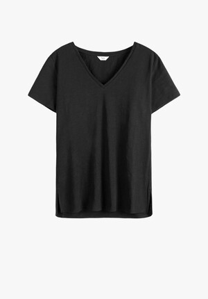 Cali Cotton Slub V Tee