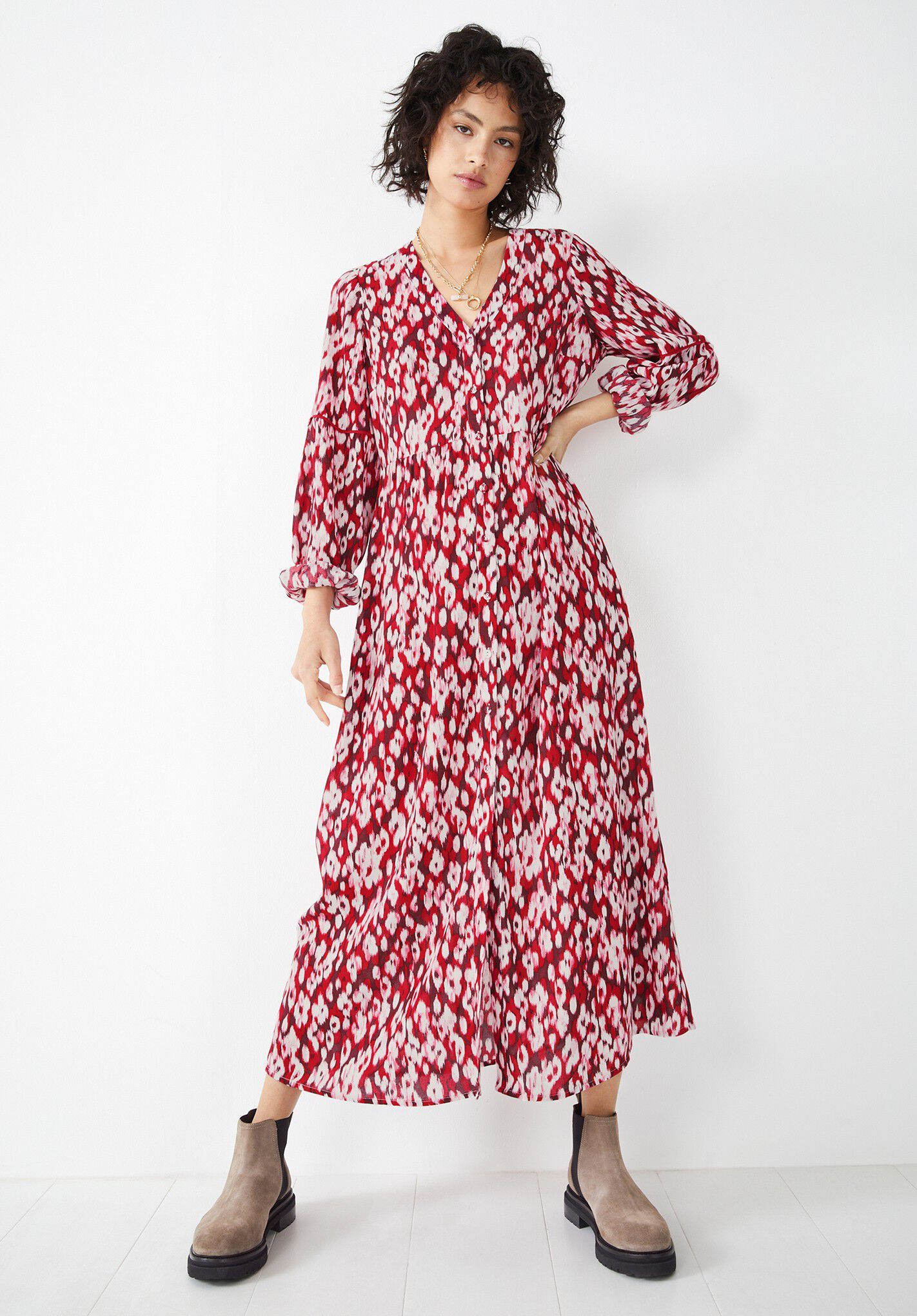 Midi dress trainers on sale