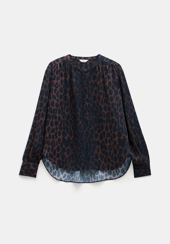 Fernanda Collarless Blouse