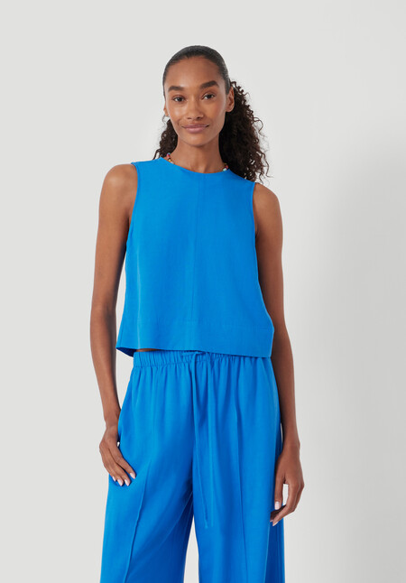 Vera Linen Blend Shell Top
