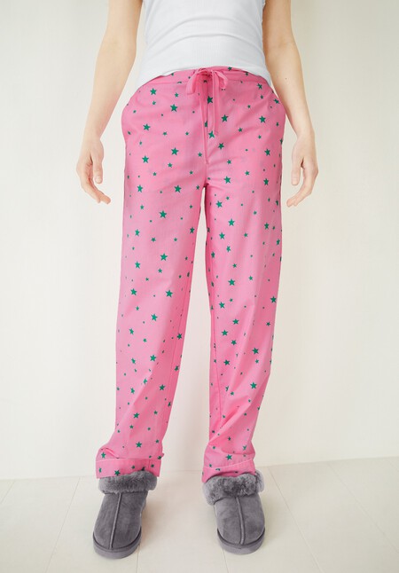 Isla Printed Cotton PJ Trousers