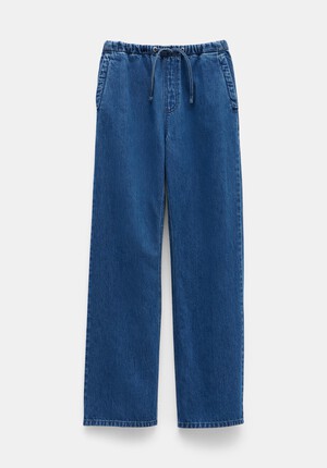 Slouchy Tie Waist Jeans