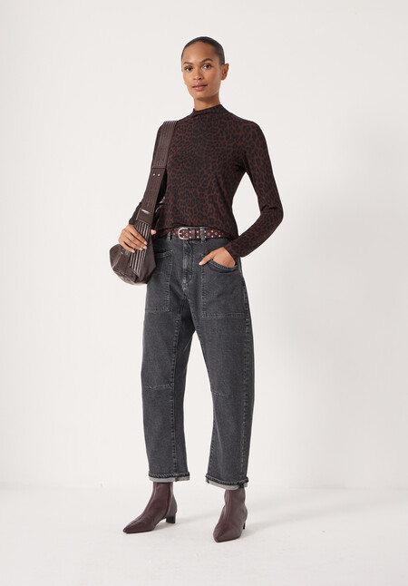 Printed Long Sleeve Top