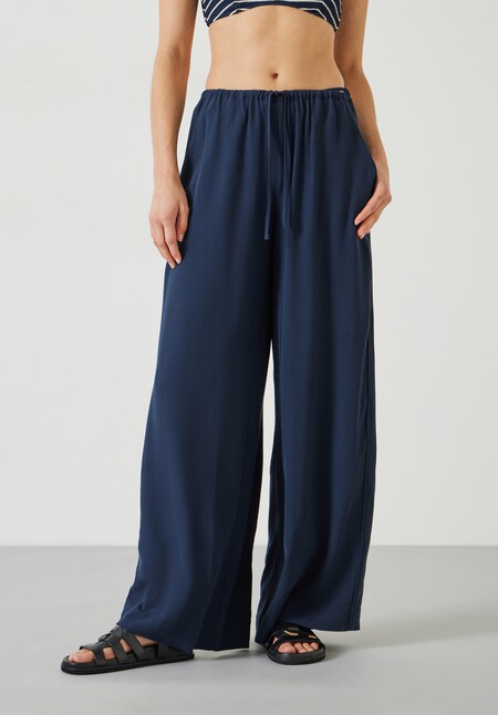 Lyra Oversized Tie Waist Trousers