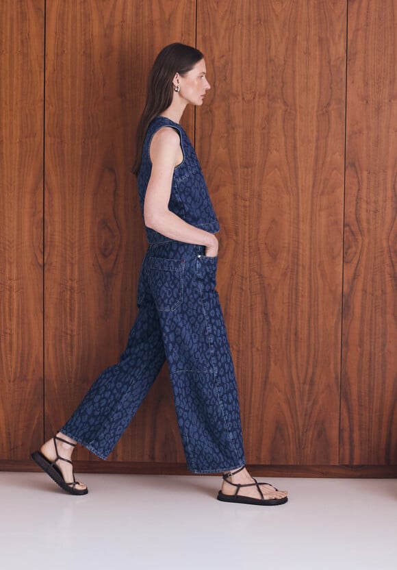 Cropped Bree Barrel Leg Jeans