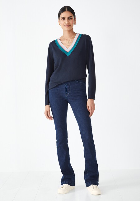 Deep V Neck Jumper