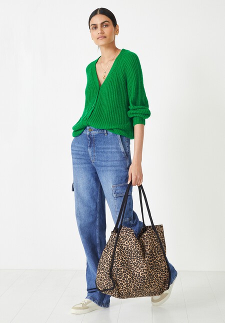 Vero Leopard Tote Bag