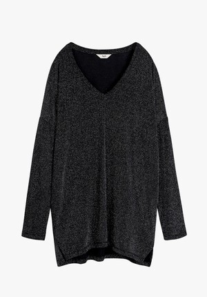 Dahlia V-Neck Glitter Top