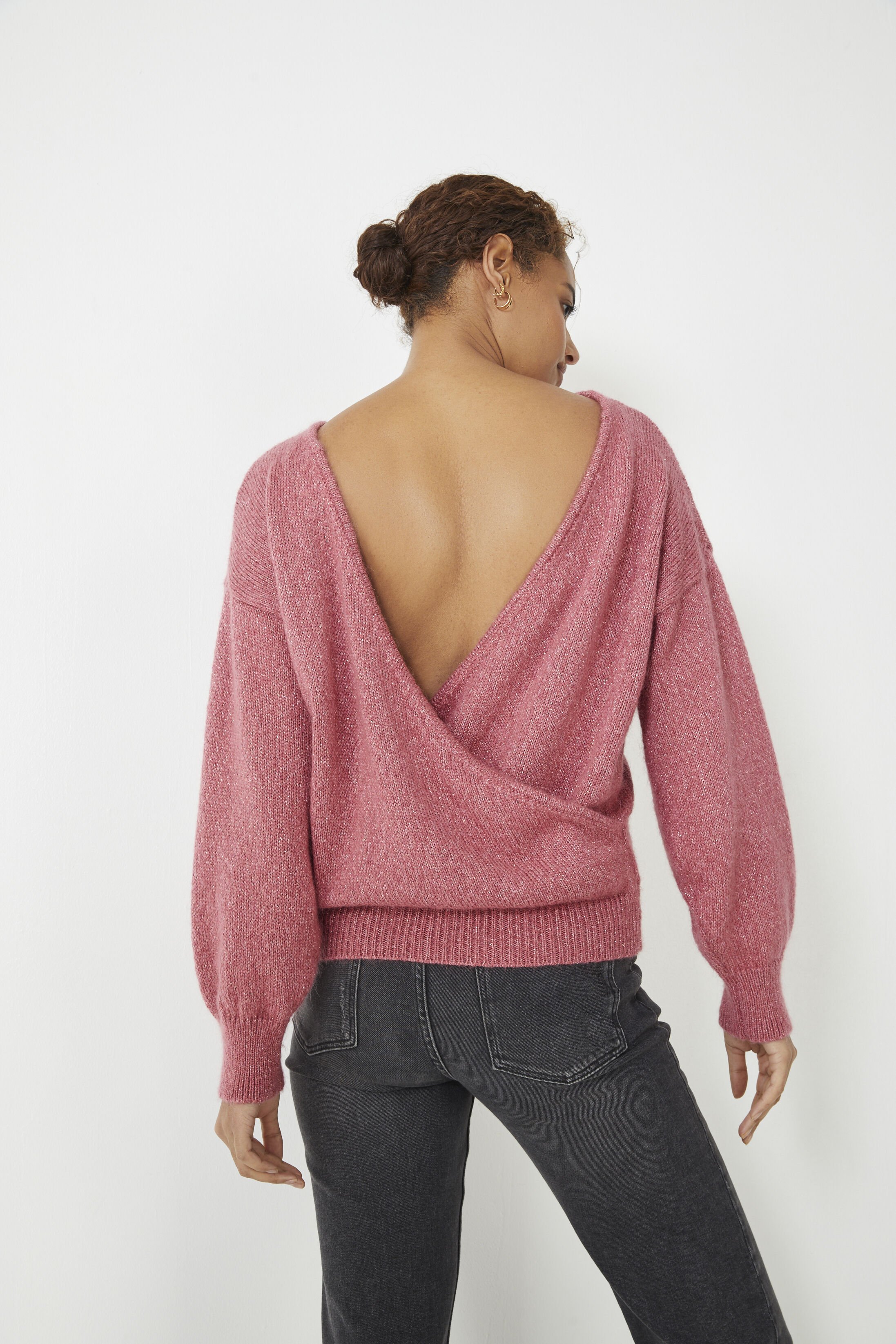 Twist back sweater on sale