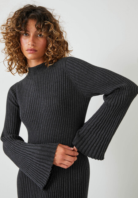 Karo Ribbed Jumper Dress