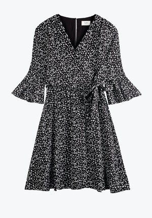Frill Wrap Dress