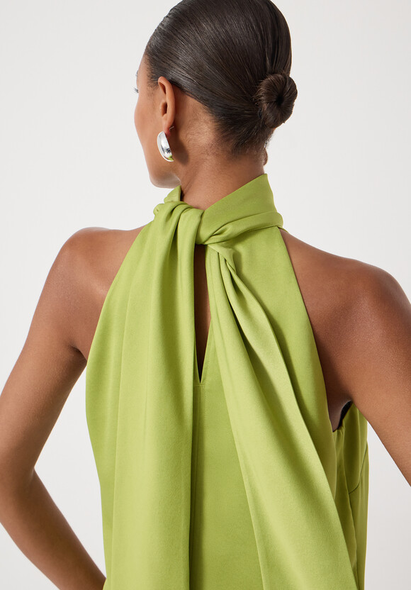 Halter Neck Satin Top Halter Neck Satin Top