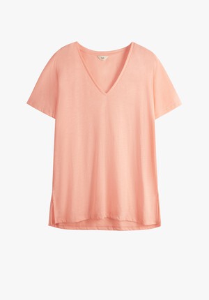Cali Cotton Slub V Tee