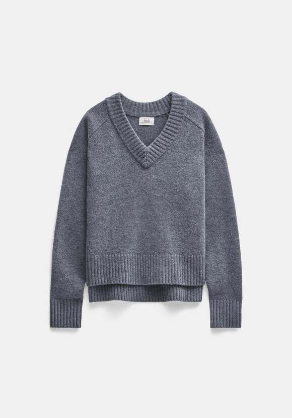 Erica Merino Wool V Neck Jumper
