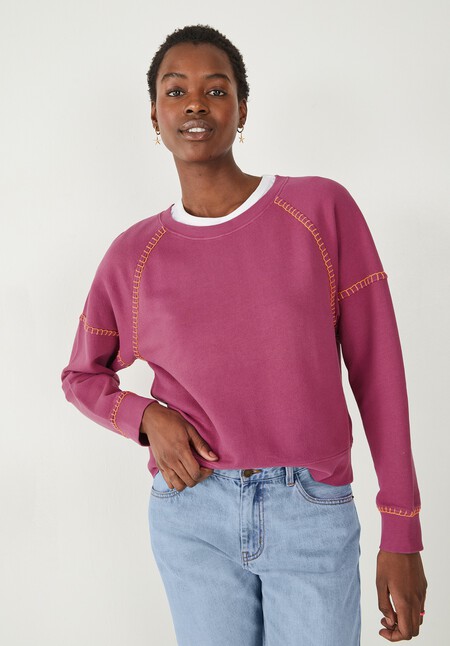 Contrast Stitch Sweatshirt