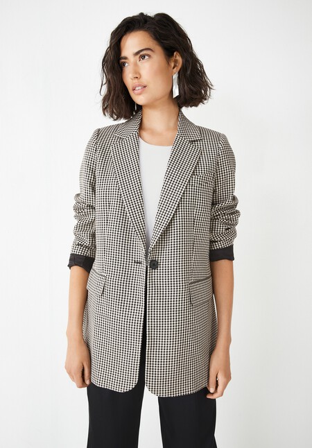 Cassidy Check Blazer