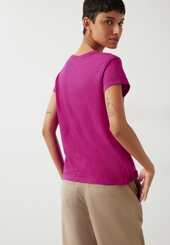Slim Fit Slub Crew T-Shirt
