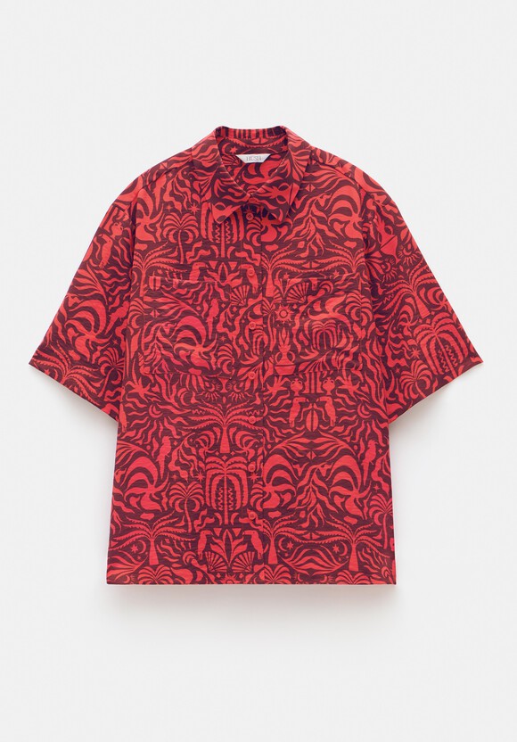 Air Flow Short Sleeve Collared Shirt