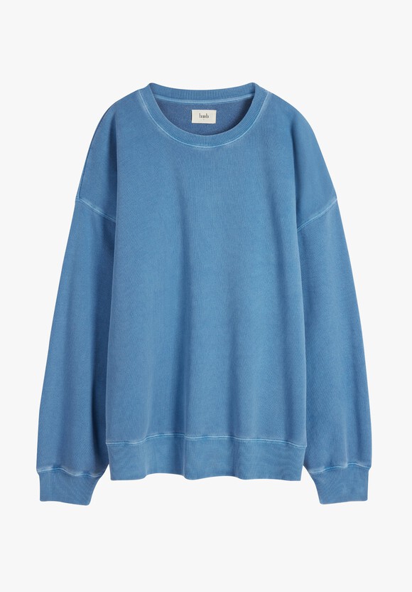Quaden Oversized Sweatshirt | Mid Blue | hush