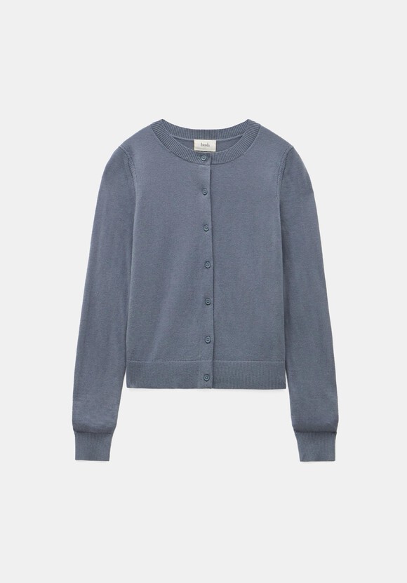 Wool Blend Slim Knitted Cardigan