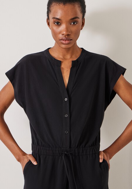Kendall Short Sleeve Jersey Jumpsuit