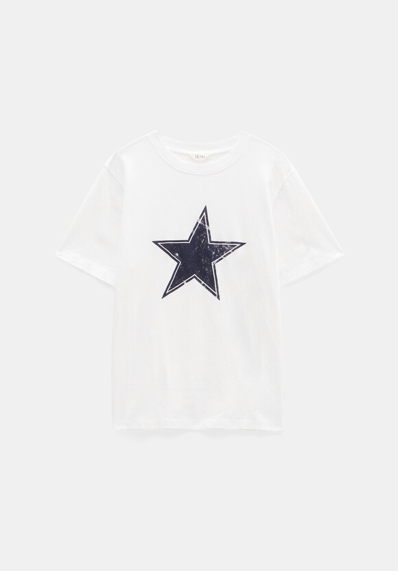 Star Graphic Slub T-Shirt