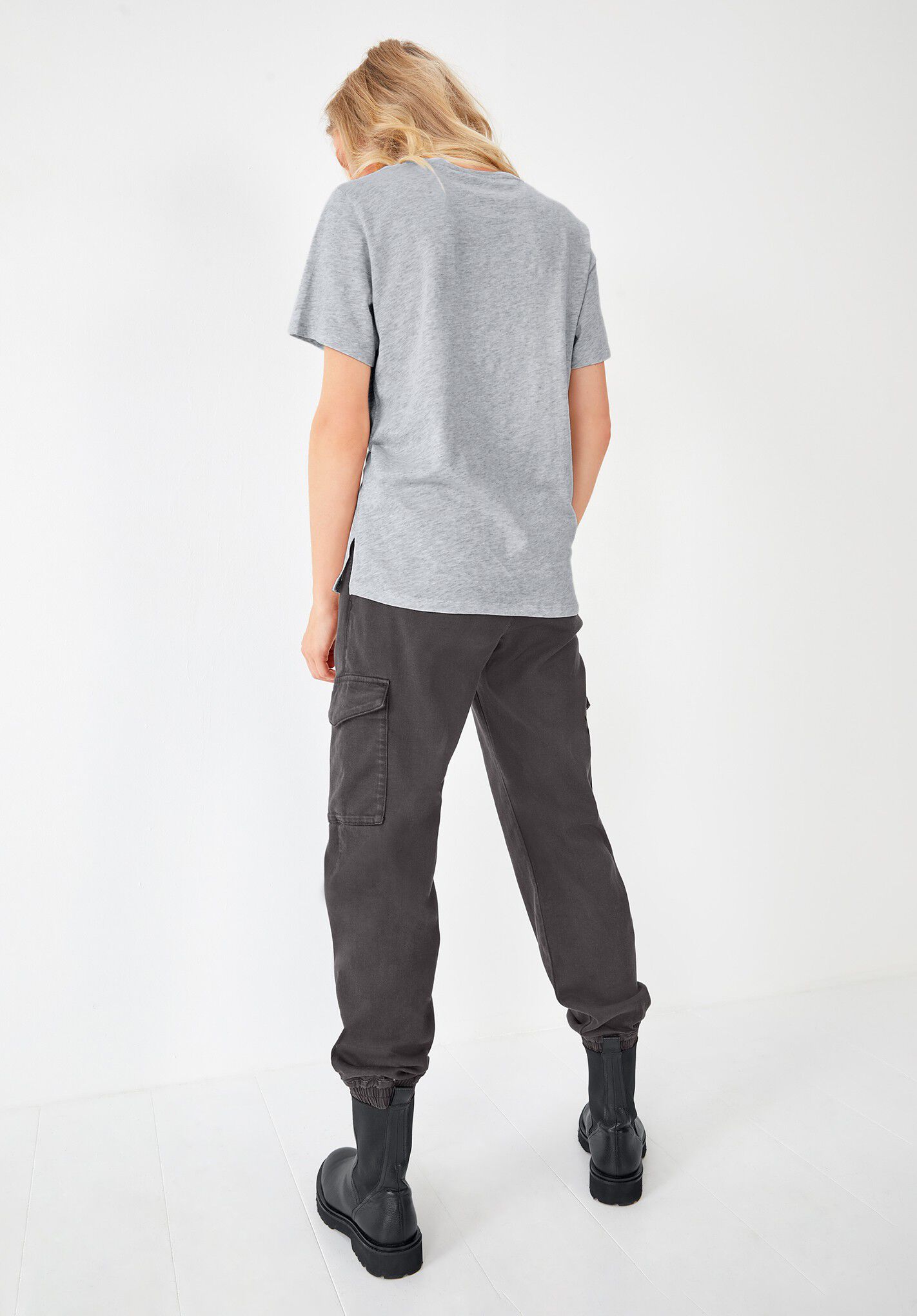 Womens grey t shirt uk clearance