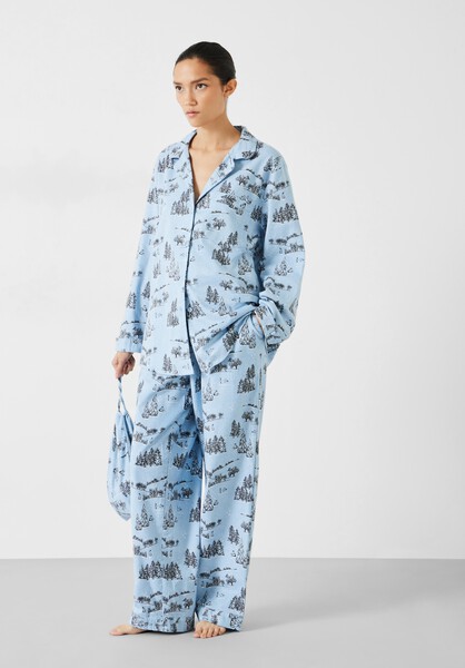 Liv Cotton Flannel Pyjama Set