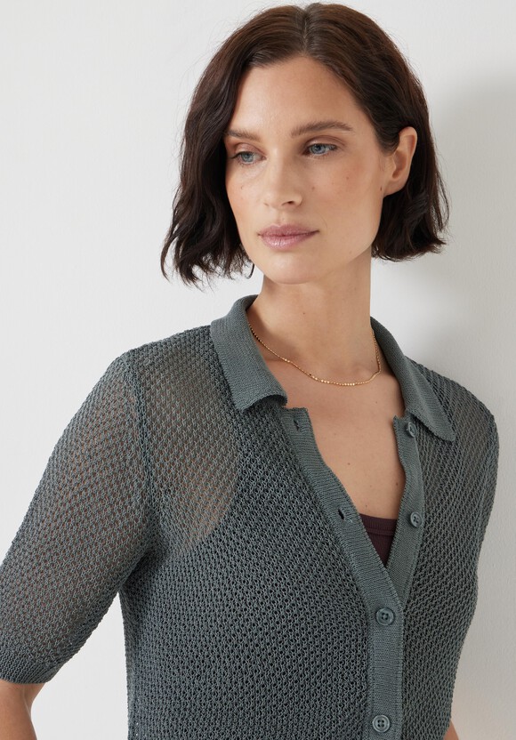 Soft Mesh Knitted Top