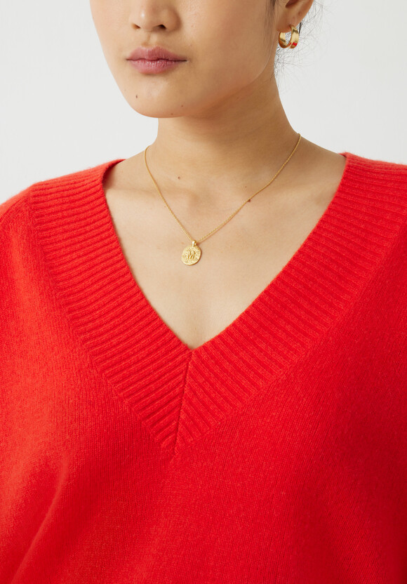 Maddie Cashmere V Neck Jumper
