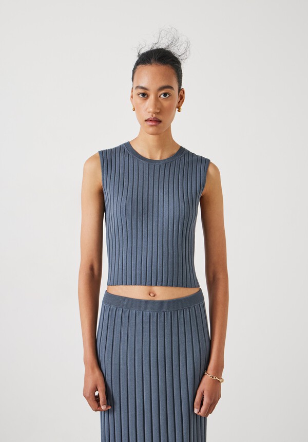 Sive Ribbed Knitted Tank Top