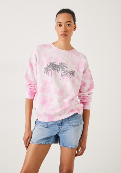 Tie Dye Palms Sweatshirt