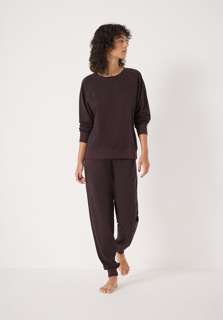 Joelle Jersey Jogger Animal Print Pyjamas