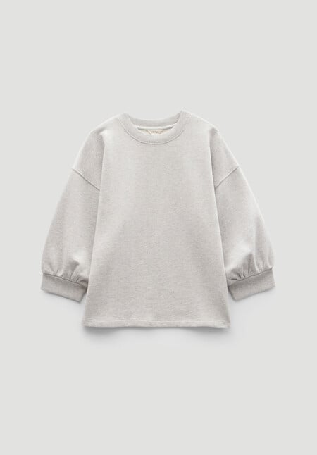 Cropped Sleeve Sweatshirt