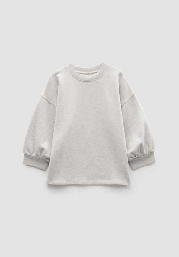 Cropped Sleeve Sweatshirt