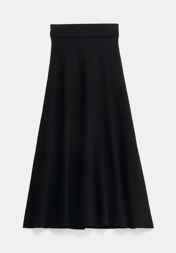 Zola Volume Knitted Midi Skirt