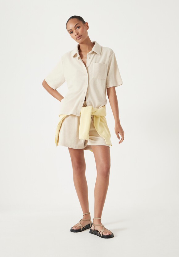Towelling Short Sleeve Shirt
