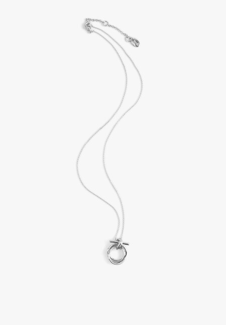 Talia T-Bar Hoop Necklace