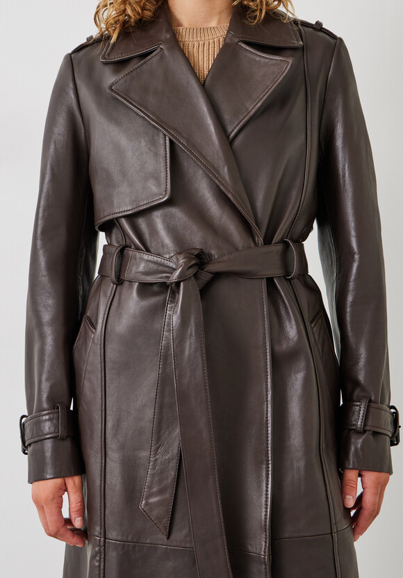 Leather Trench Coat