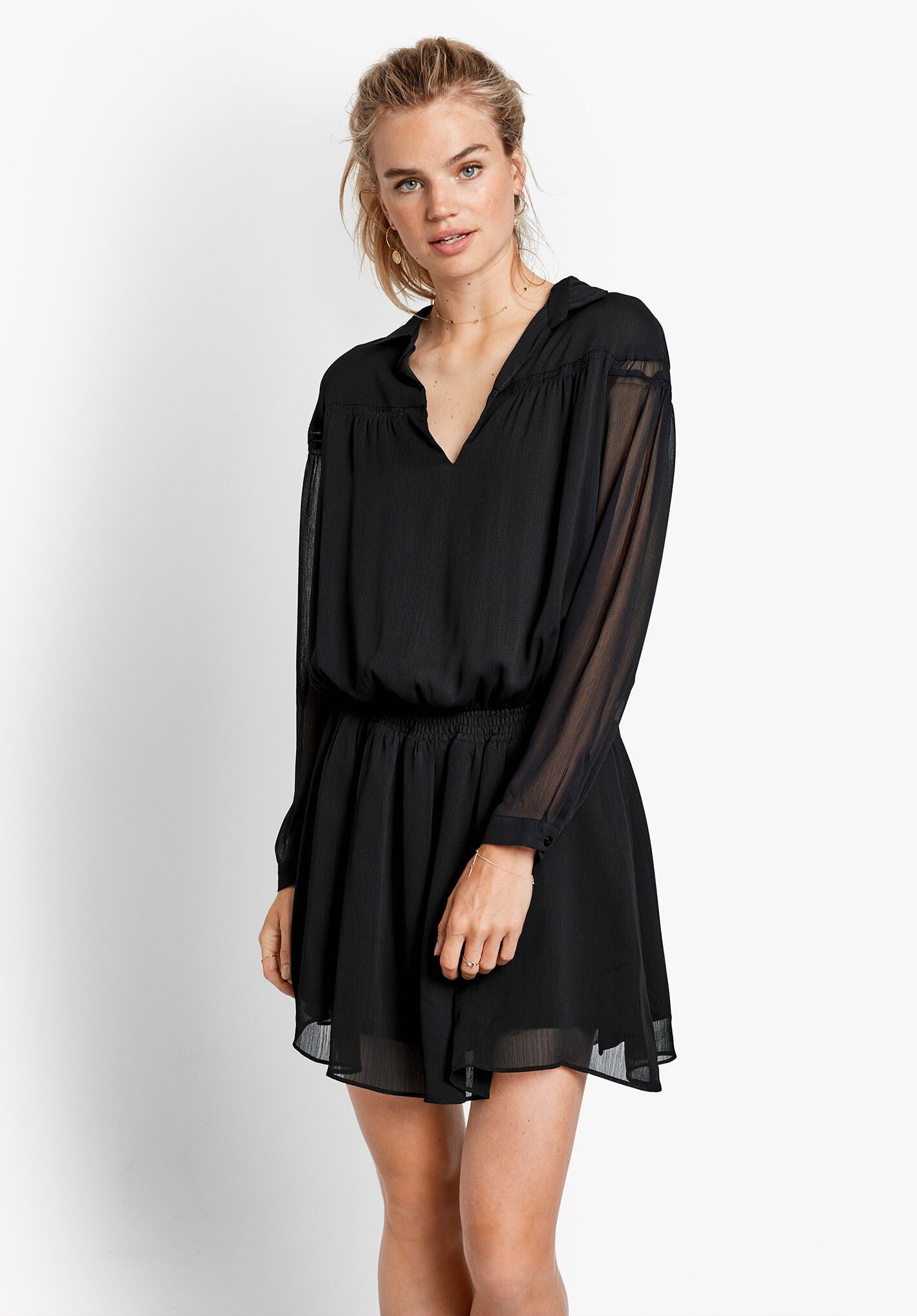 Hush cressida shirred dress clearance