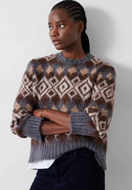 Tessa Fairisle Crew Jumper